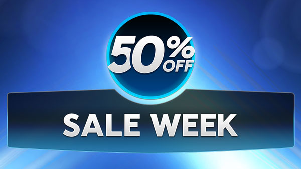 Sale Week: скидка 50% на покупку!